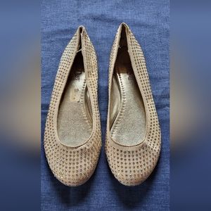 Brash rhinestone flat slip on ballerina shoes size 8.5